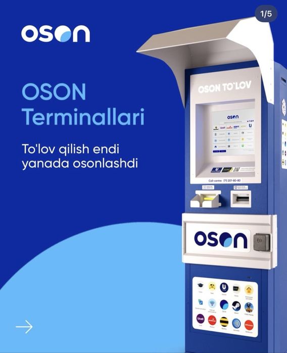 Oson bankomatlari bn biznes !