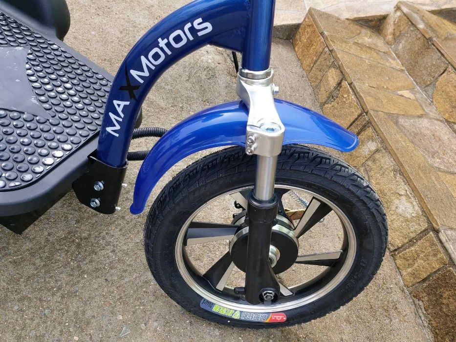 Електрическа Триколка модел A3+ Blue 1200W (задно предаване)