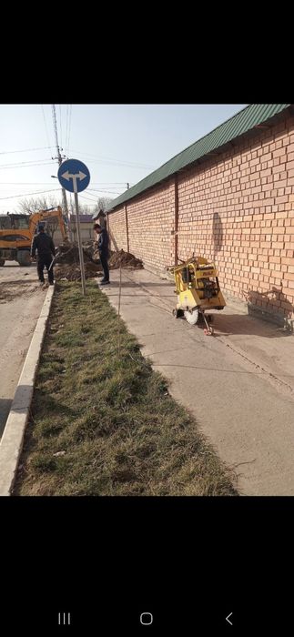Asfalt beton kesish xizmati. Styashka.