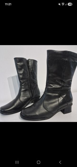 Cizme dama imblanite piele