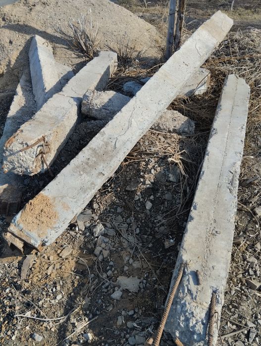 Бетонные перемычки, опоры