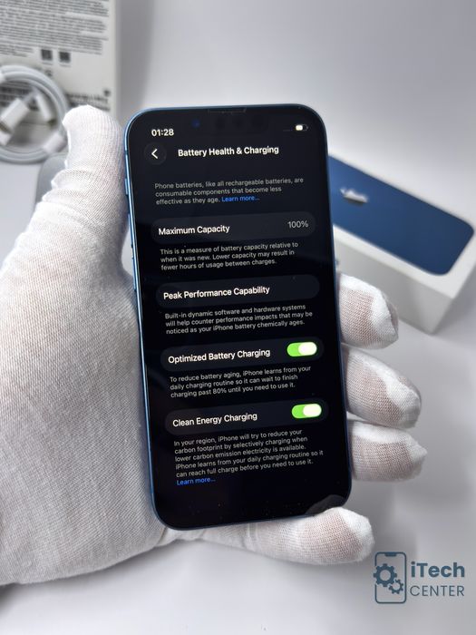 iPhone 13 mini, 256GB, Blue, ОТЛИЧЕН, ГАРАНЦИЯ!