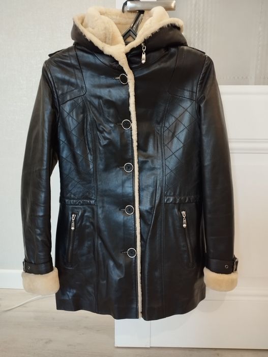 Натуральная кожаная дублёнка