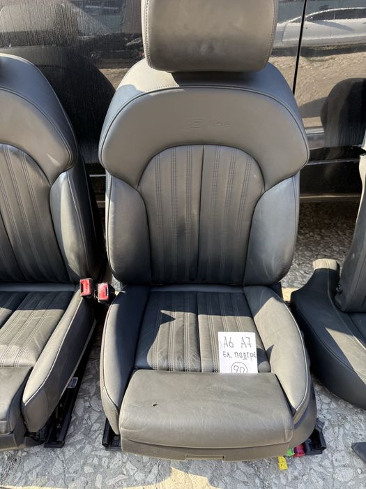 Кожен салон Sline Audi A6 A7 4G Facelift подгрев ЕЛ Ауди А6 ном 90