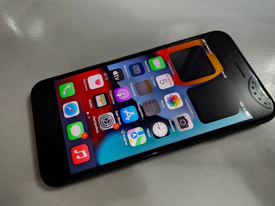 Iphone 7 LL/A Matte Black Ideal 32GB Bat 100% Atpechatkalari ishlidi