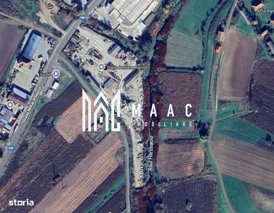 Teren industrial I 18100 mp I St. Betoane I Hale I Agnita