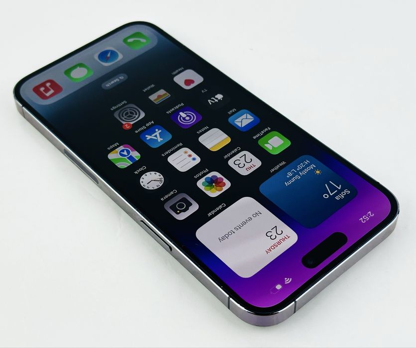 Apple iPhone 14 Pro Max 256GB Deep Purple USA Перфектен Гаранция!