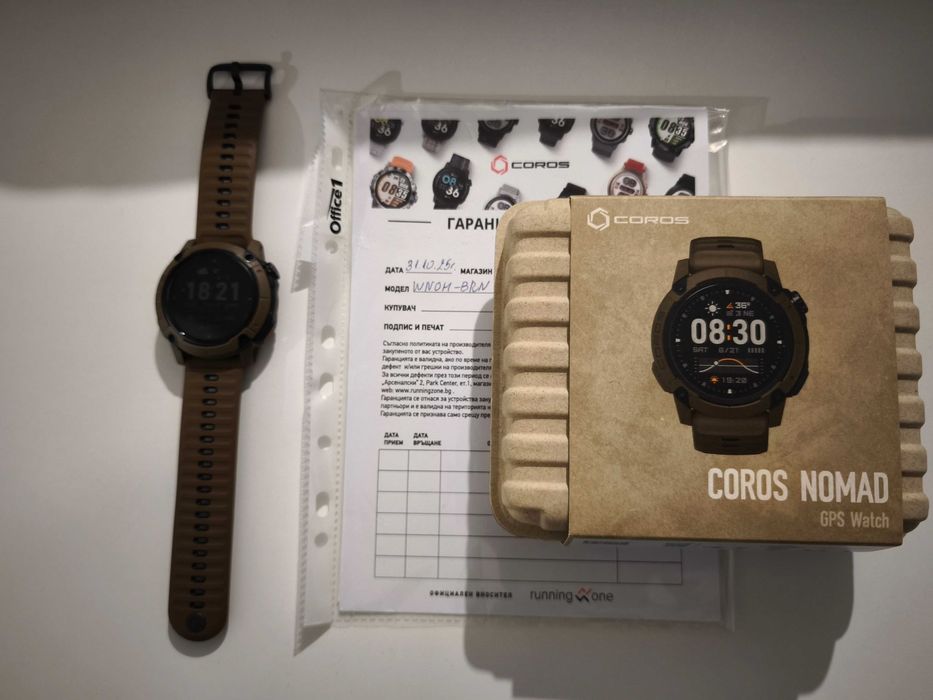 Смарт часовник/Smart Watch  Coros Nomad GPS / Навигация/ 24м. Гаранция