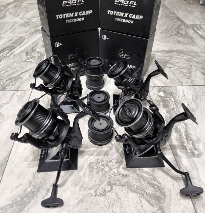 SET 4 Mulinete FL Totem X Carp 8000 NEW 2025