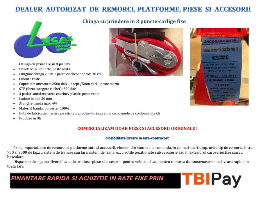 Chinga Ancorare In 3 Puncte