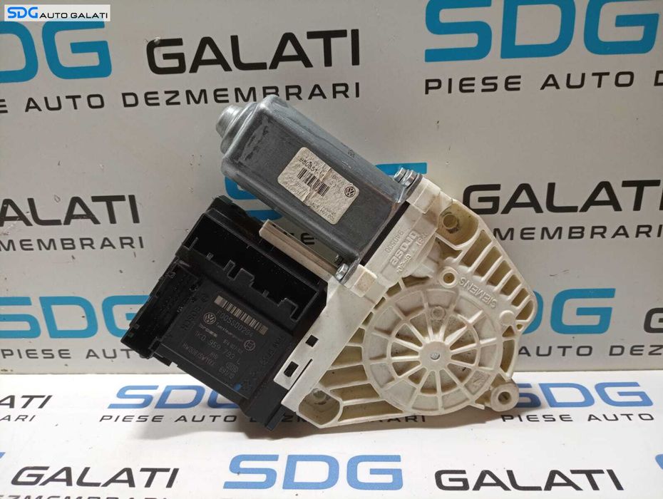 Motoras Macara Electrica pentru Geam Sticla Usa Portiera Stanga Fata Volkswagen Golf 5 2004 - 2008 Cod 1K0959793L 992729-105 [M4588]
