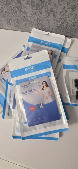 Card memorie 128GB EAGET +adaptor Card Micro Sd 128gb Card 256GB NOU