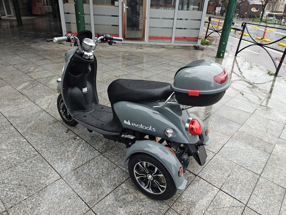 Tricicleta Electrica Fara Permis, 2 locuri, Motor 800W, 60V -20 Amperi