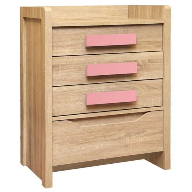 Шкаф, Playroom Sonama, Сонома, Розов, Син, Пдч, 63х40х80см.