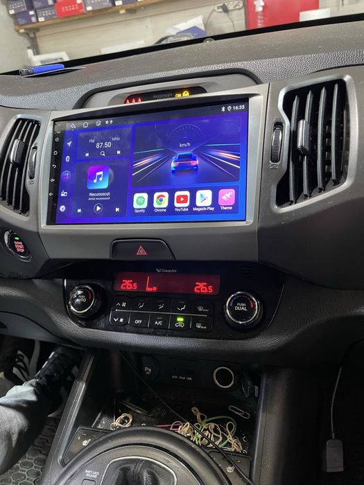 Navigatie Android KIA Sportage 3 Carplay Android Auto + Camera Spate