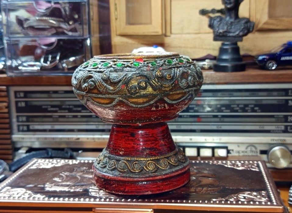 Vas vintage de colecție tibetan vechi