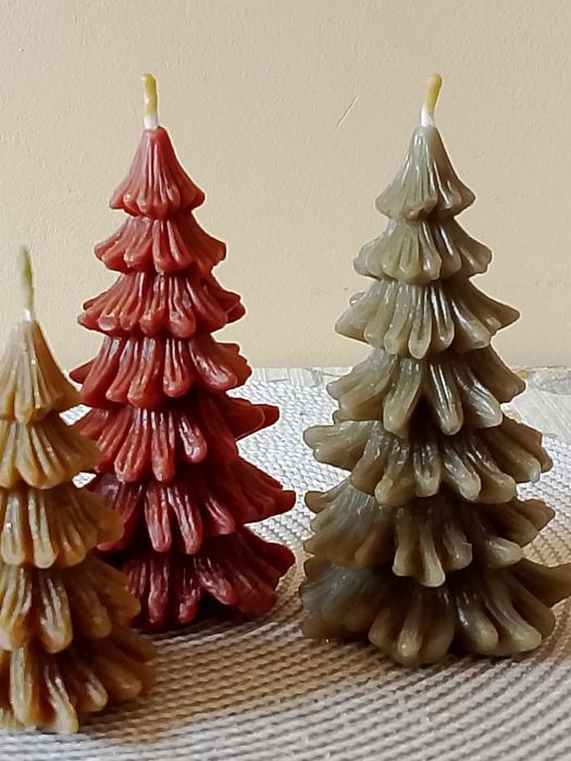 Восковая свеча "Ёлка"