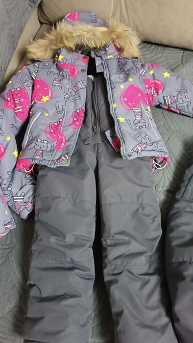 Зимние полукомбинезоны на девочку