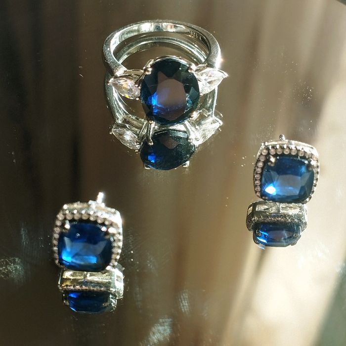 Комплект с Сапфирами