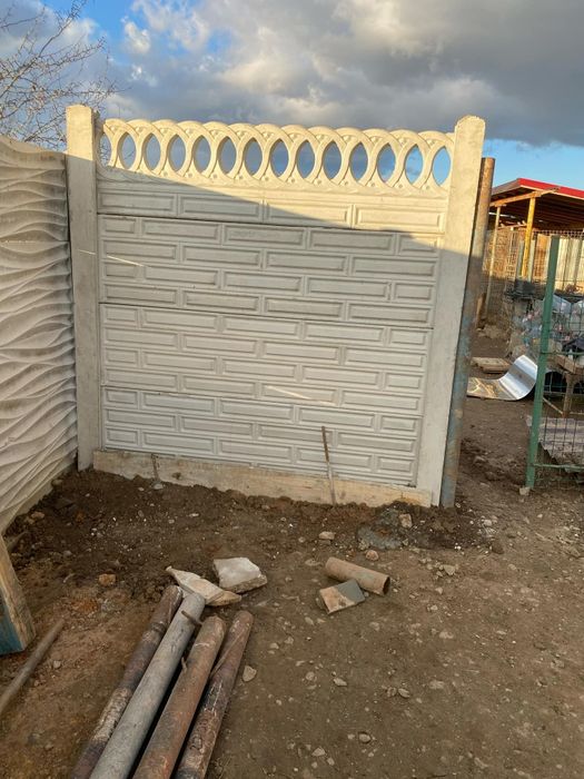 Gard din beton amprentat