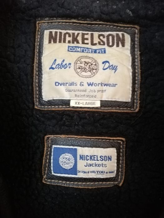 Geaca piele bărbați Nickelson XXL