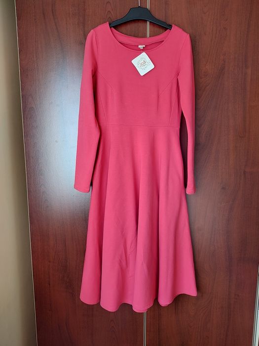 Rochie Luminița S roz corai de la Joa