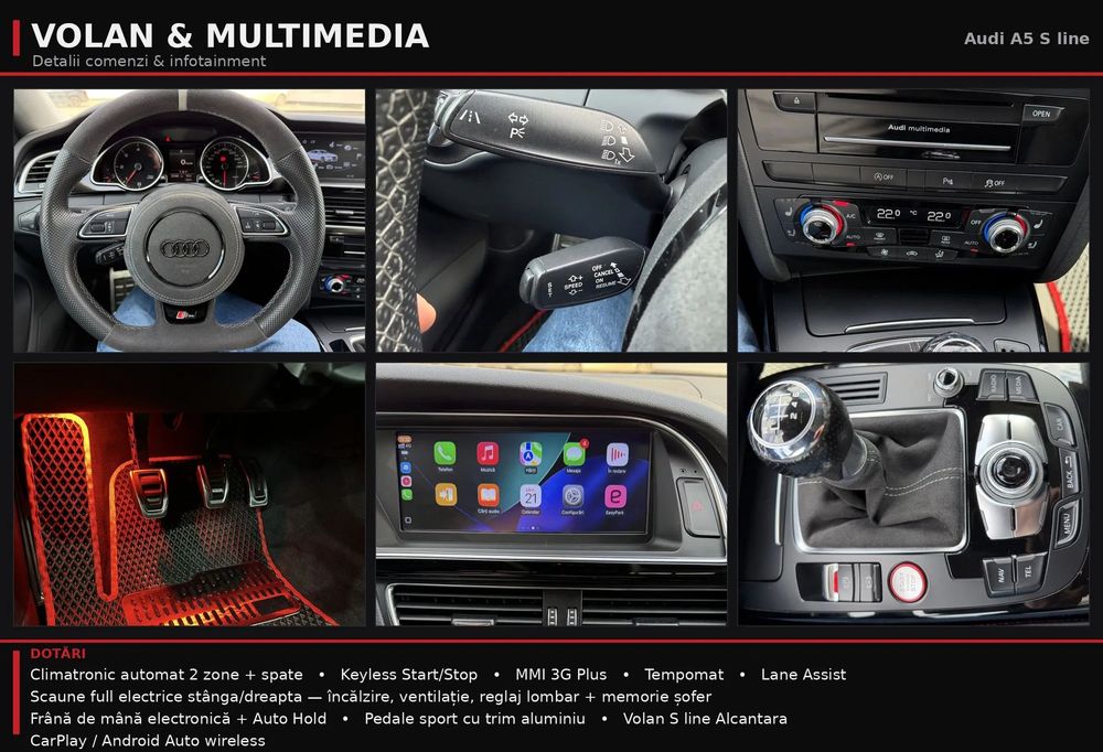 Audi A5 Sportback Audi A5 sportback - stare excelenta, masina pentru pasionati