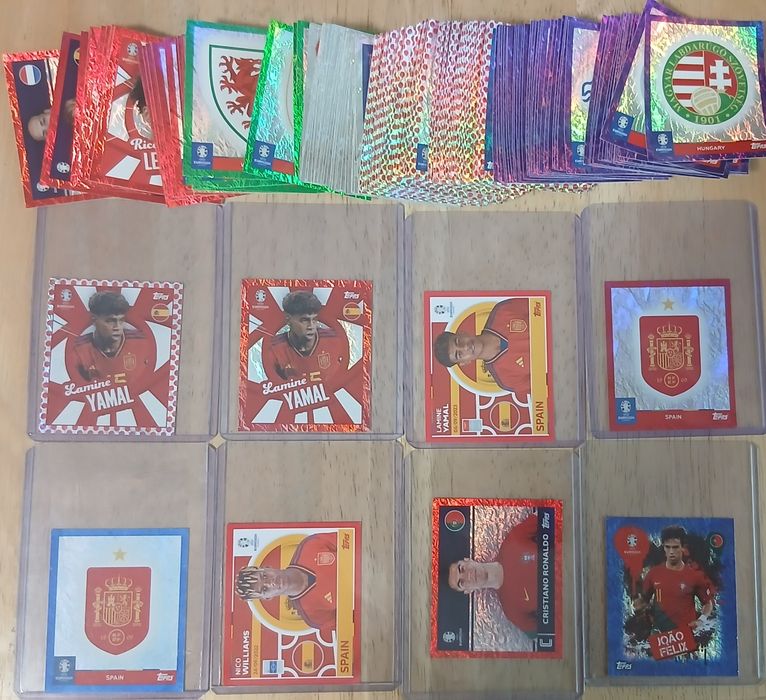 Паралел стикери евро 2024 Топс euro 2024 Topps