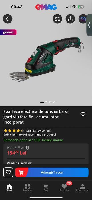 Foarfeca parkside PGSA 4 B3