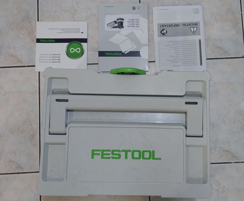 Ексцентрик шлайф "FESTOOL" ETS 150/5, Ъглошлайф "BOSCH" 125mm,1100w