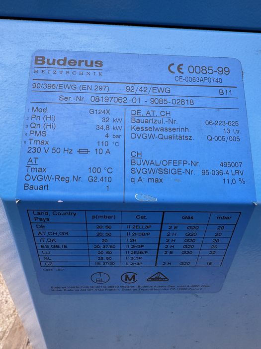 Vand centrala pe gaz 30kw