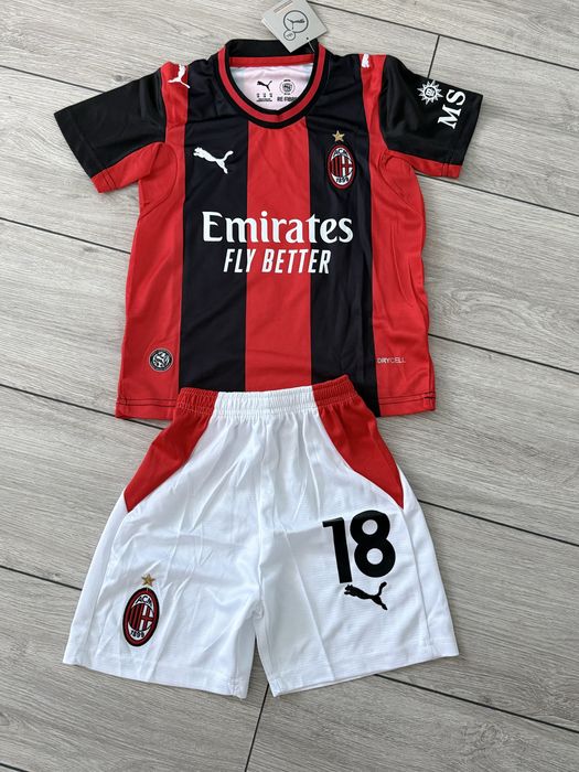 Echipament fotbal copii (tricou + short) , AC Milan 26/27