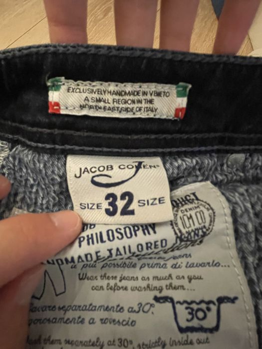 Jacob cohen джинсы slim straight cut
