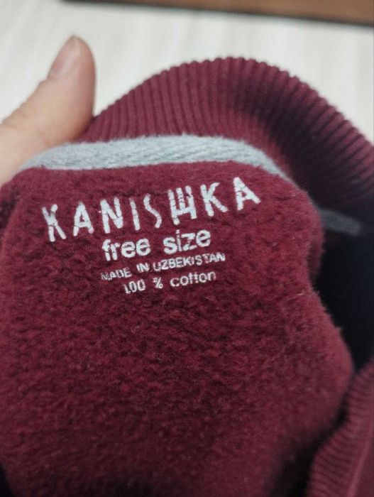 Теплый оверсайз/унисекс джемпер KANISHKA "Эйнштейн", цвет бордо