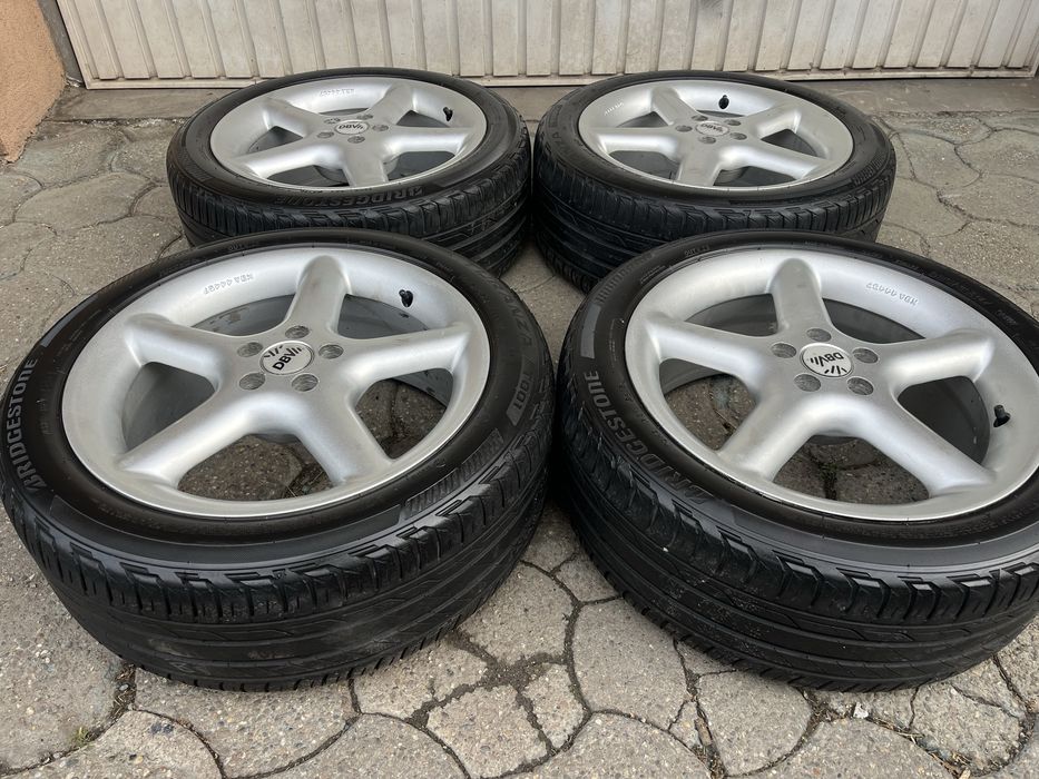 Jante aliaj 5x100mm, anvelope vara 225/45 R17, VW Golf 4 Bora Beetle, Audi TT A3, Skoda Octavia 1, Toyota Subaru Seat Leon