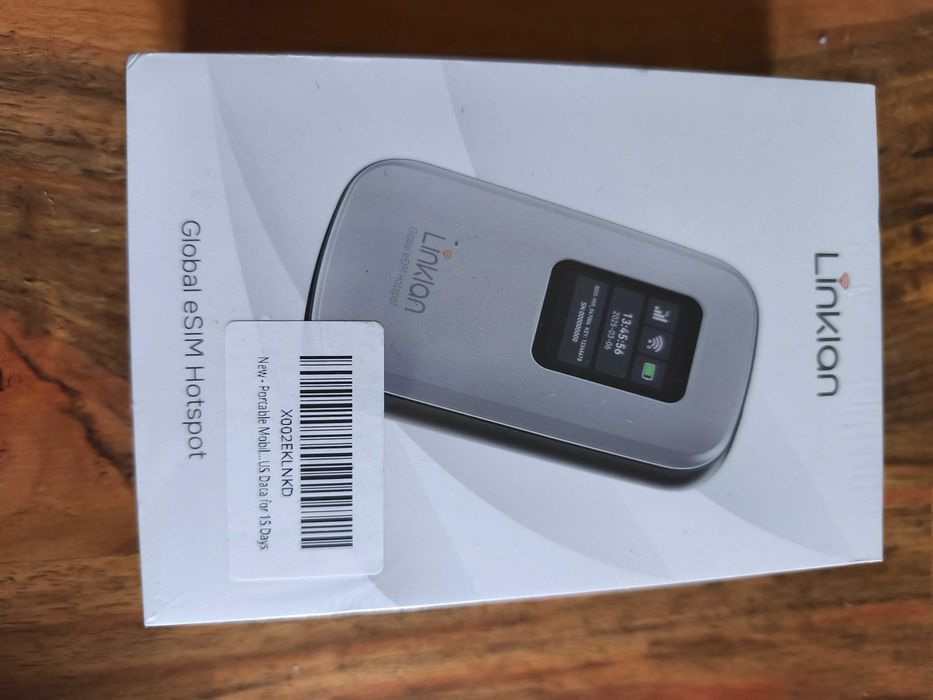 В целофан 4G LTE Мобилен Хотспот Linklan с eSIM Технология Глобален...