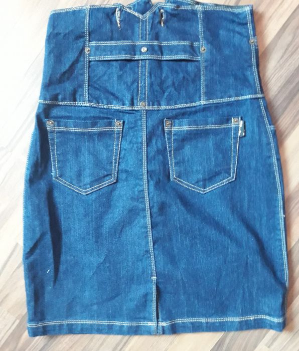 Fusta denim mini