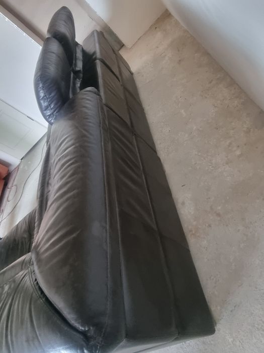 Canapea Coltar piele naturala cu recliner electric