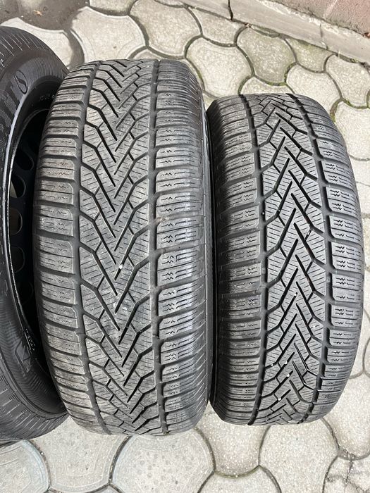 Jante otel 5x112mm, anvelope iarna 215/65 R16 VW Tiguan, Audi Q3, Seat