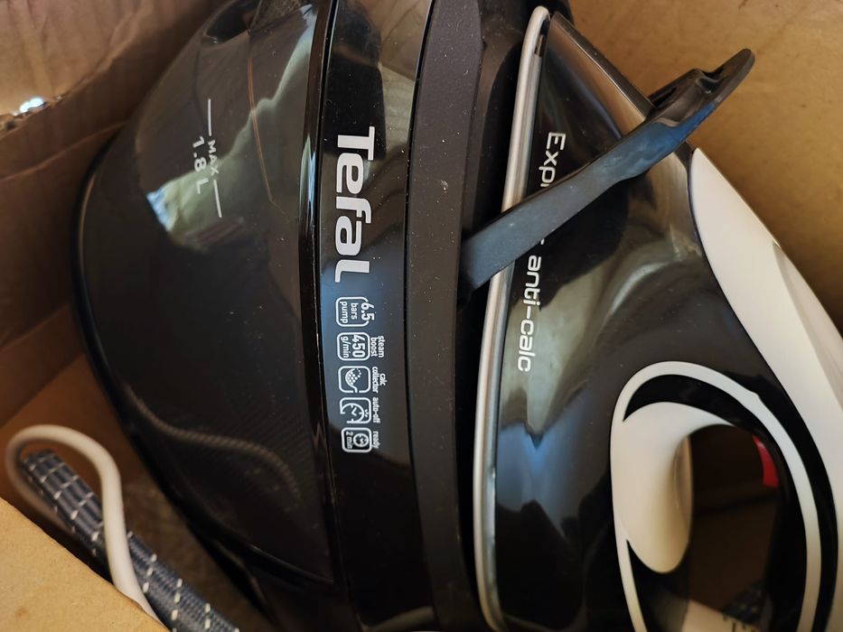 Statie de calcat Tefal SV8055E0 Express Anti-Calc, 2800 W, talpa Duril