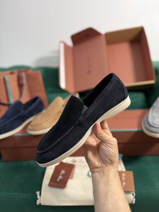 Mocasini Loro Piana piele naturala 100% Full Box colectie noua