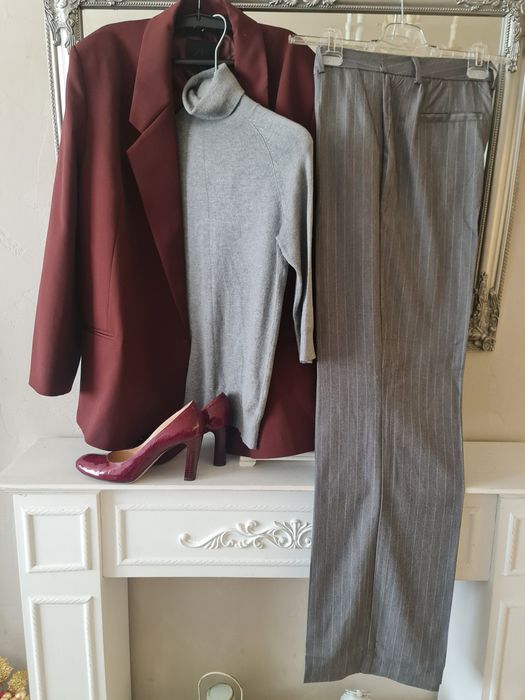 Сет,НОВИ, ZARA сако, панталон, поло, обувки