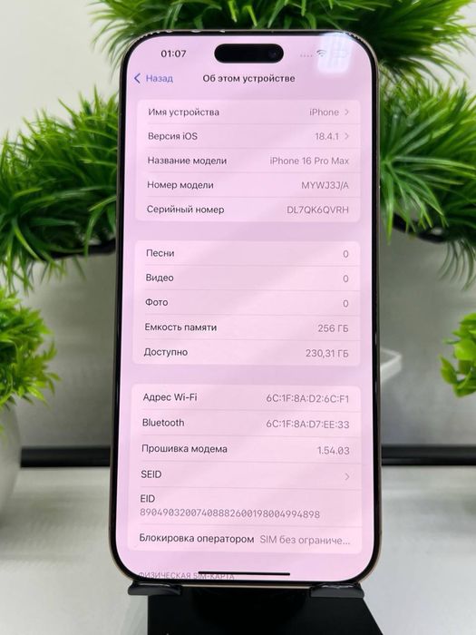 IPhone 16 Pro Max 256gb