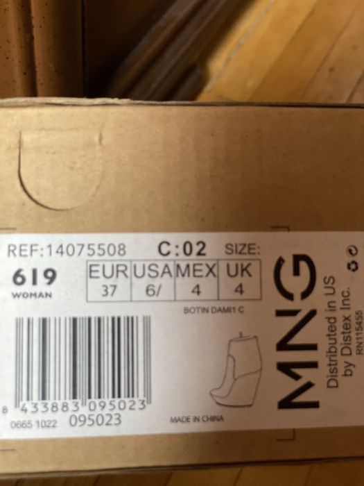 Ботинки Mango 37р