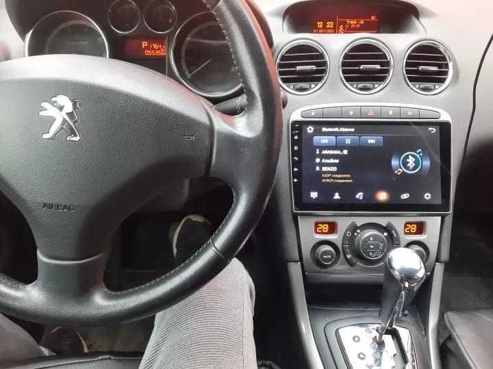 Navigatie Android Peugeot 308 Waze YouTube GPS USB casetofon
