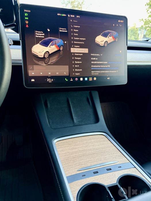 Tesla Y Base 2023, black/black с мастер аккаунтом