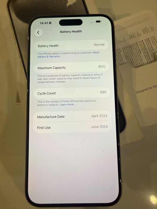 Iphone 15 pro max impecabil 10/10
