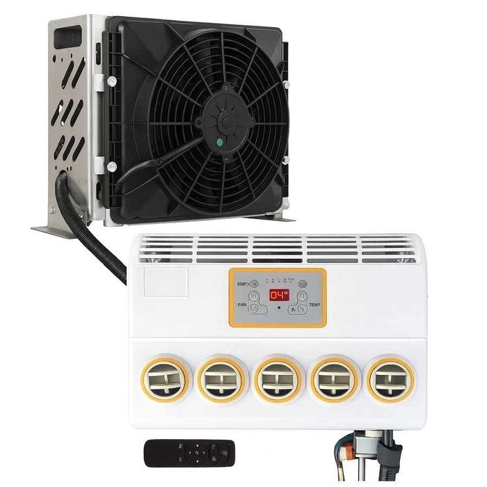 Aer condiționat auto 12V/24V, climă staționară, camion, duba