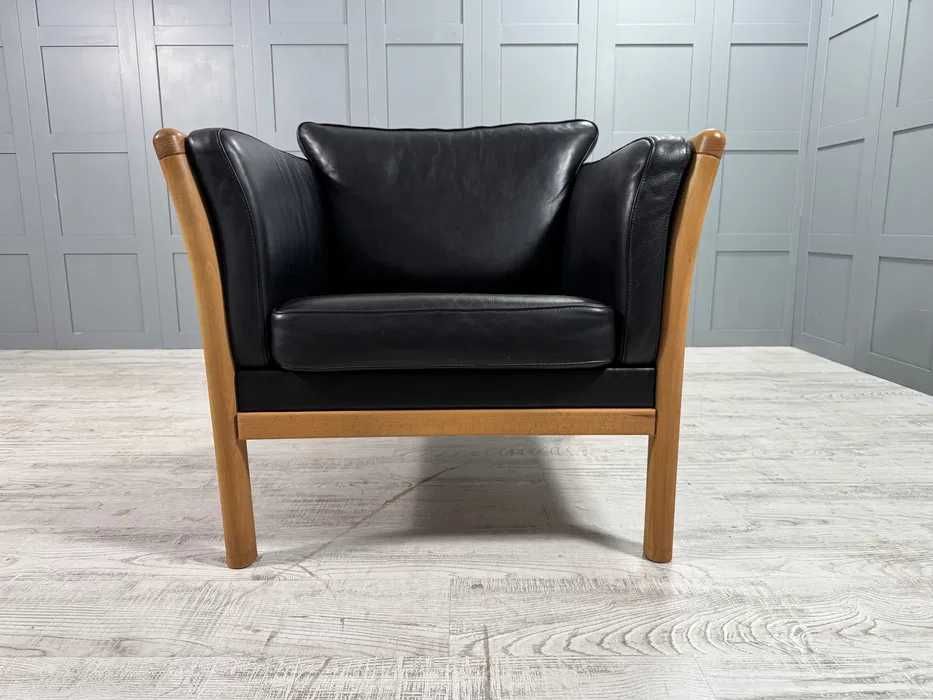 Кожено датско кресло - фотьойл SKALMA Д1139-Д