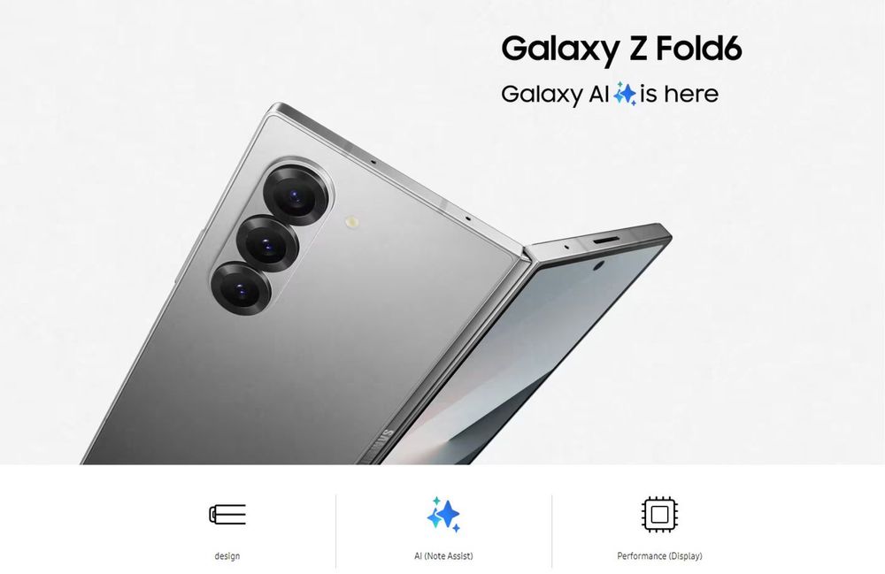 Новый Samsung Galaxy Z Fold 6 • Телефон •